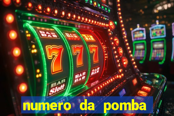 numero da pomba jogo do bicho